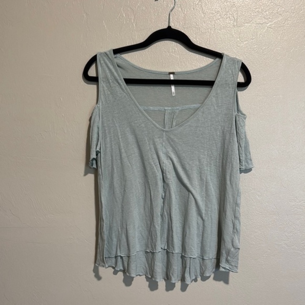 Free People Linen blend Top size xs